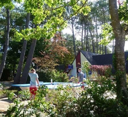 Tennis de table au camping Les Pins
